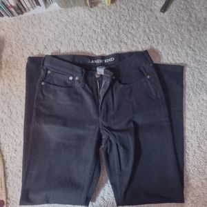 Land end  Black jeans